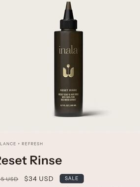 Inala Reset Rinse - Brown Scalp & Hair Treatment